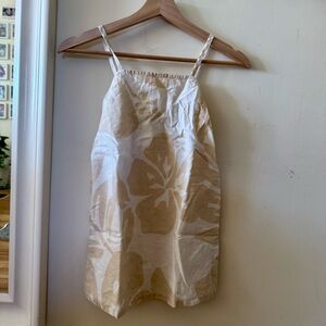 GAP Cream and White dress size small